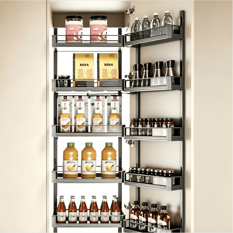 Tall Cabinet Linked Baskets